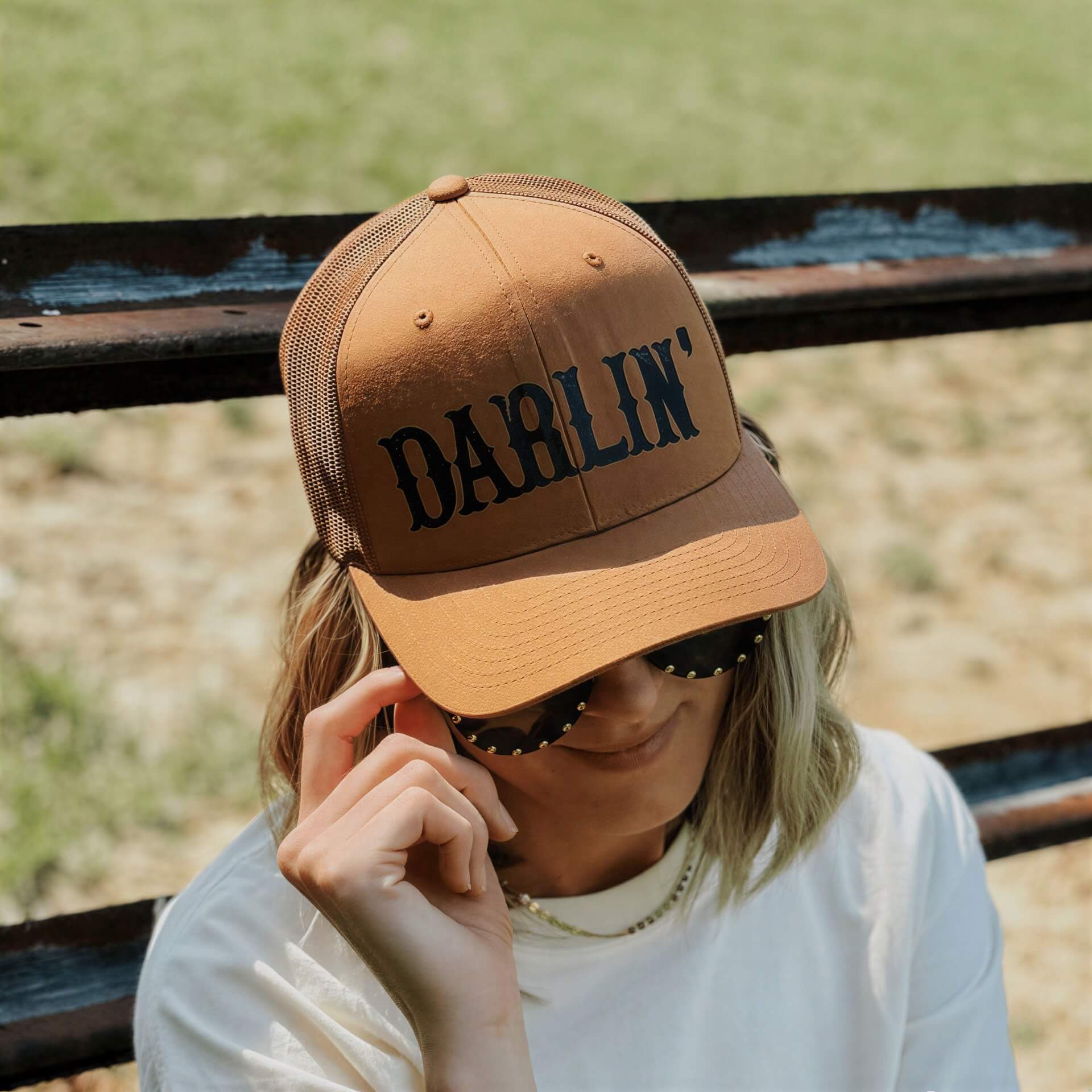 Darlin’ Trucker Hat - Caramel