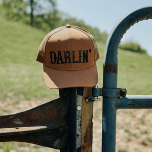 Darlin’ Trucker Hat - Caramel