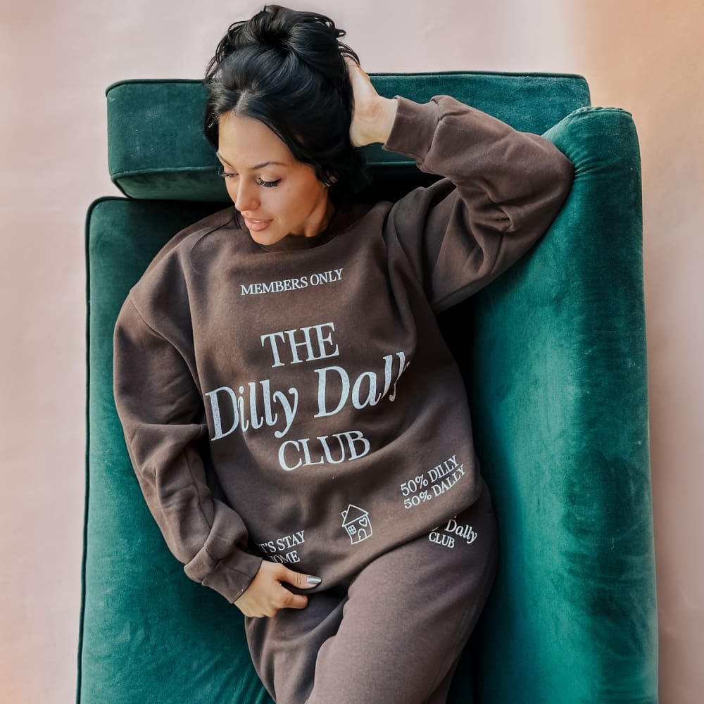 Dilly Dally Club Sweatshirt – Mountain Moverz