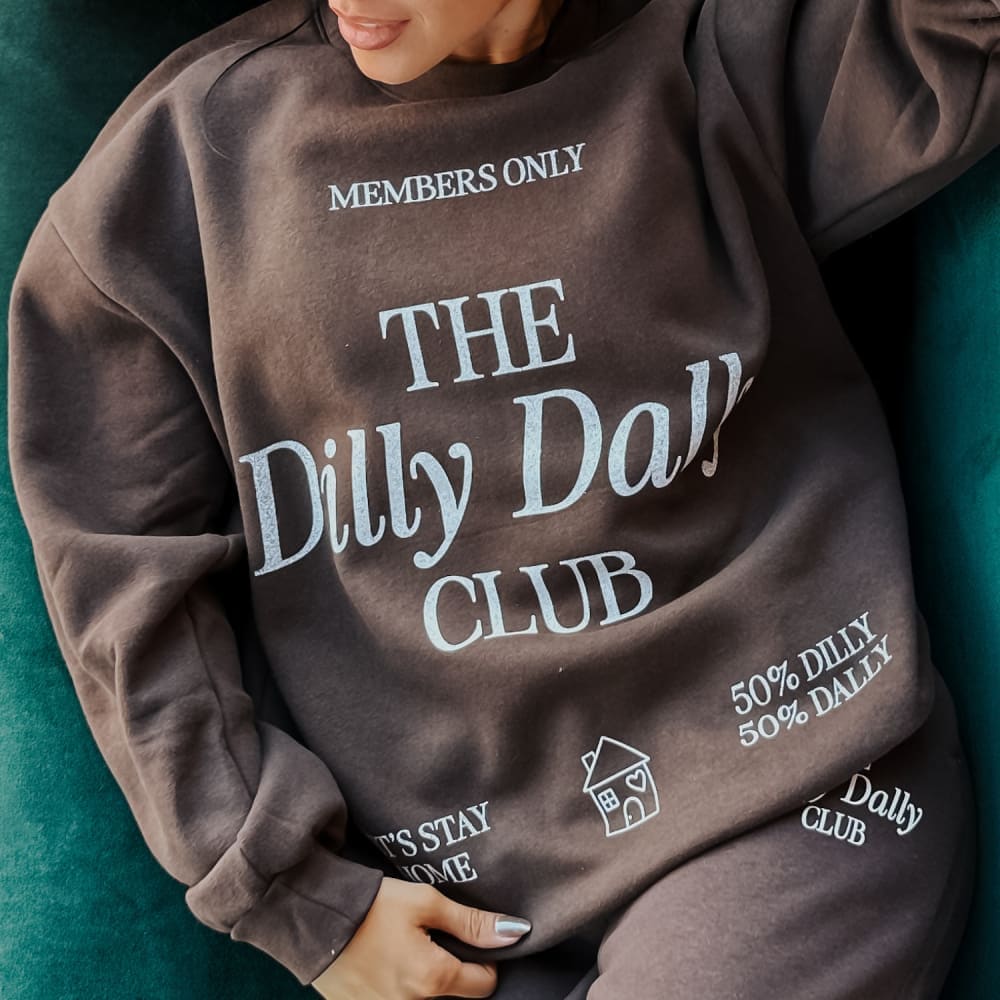 Dilly Dally Club Sweatshirt – Mountain Moverz