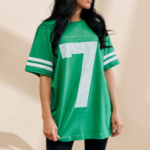 Distressed 7 Jersey Tee - NEW