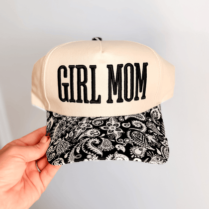 Girl Mom Paisley Trucker Hat
