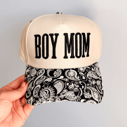 Boy Mom Paisley Trucker Hat
