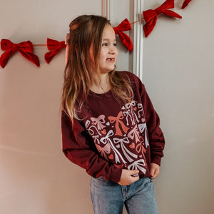 Heart of Bows Crewneck - Kids - Apparel