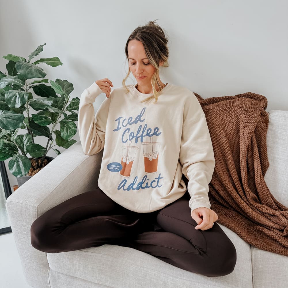 Iced Coffee Addict Sweatshirt