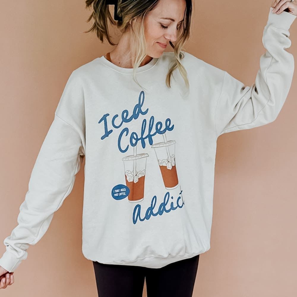 Iced Coffee Addict Sweatshirt