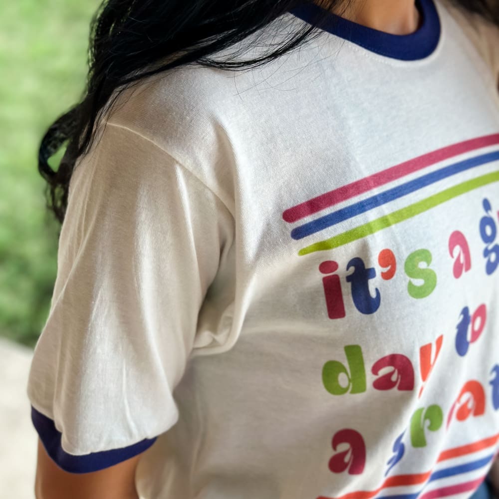 It’s A Great Day Ringer Tee - Mommy Apparel