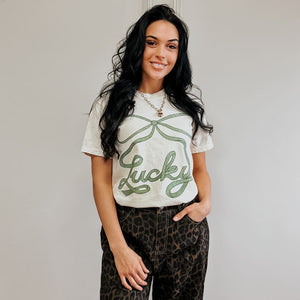 Lucky Bow Tee - NEW