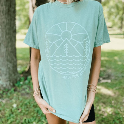Made to Adventure Tee - Bay - Mommy Apparel