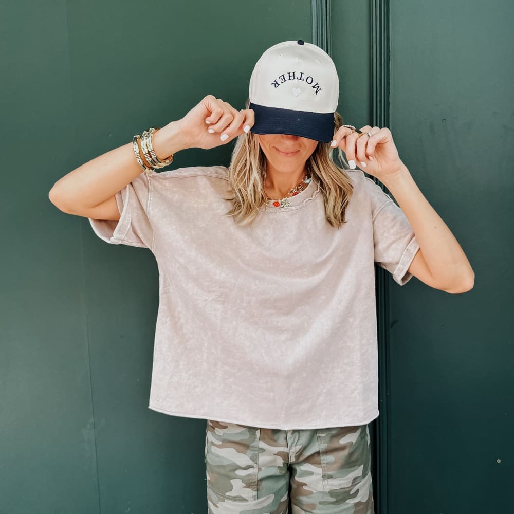 MOTHER Hat - Natural Navy