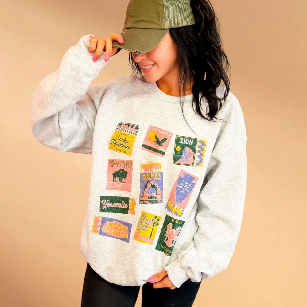 National Park Souvenir Sweatshirt – Mountain Moverz
