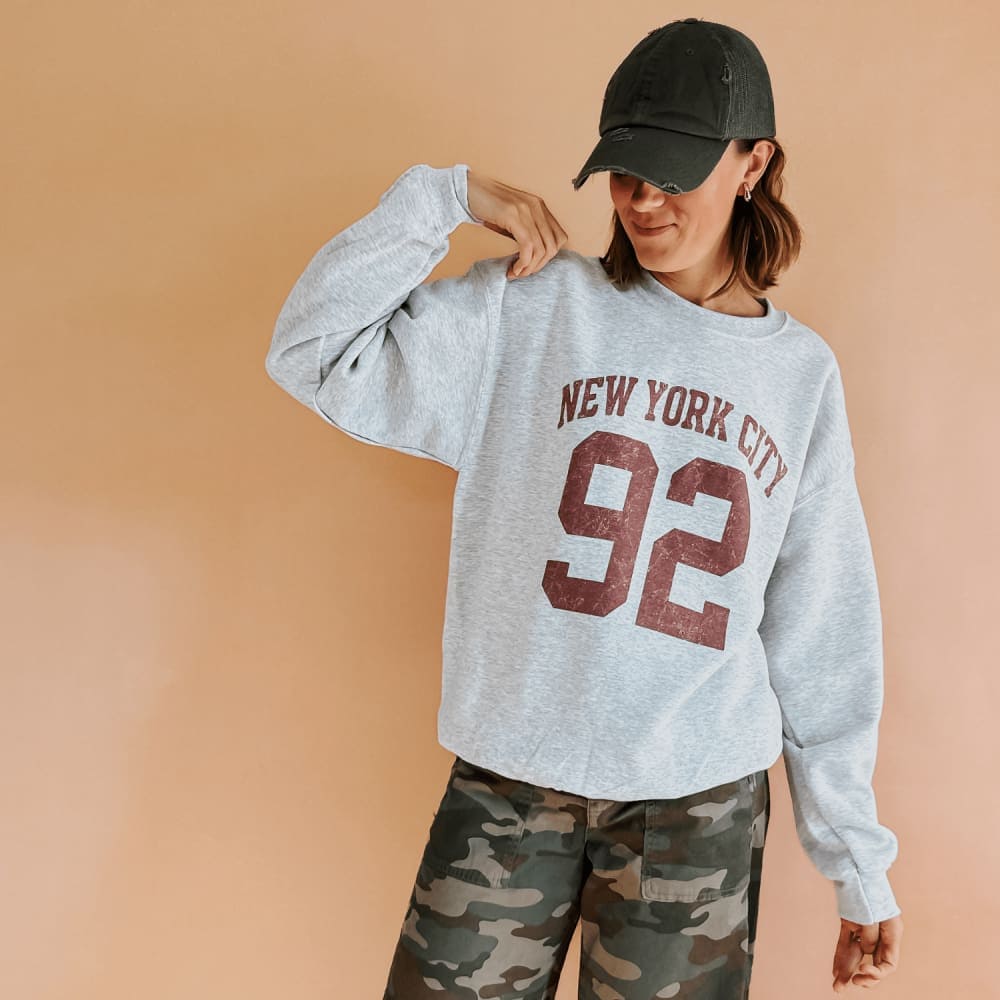 NYC 92 Sweatshirt – Mountain Moverz