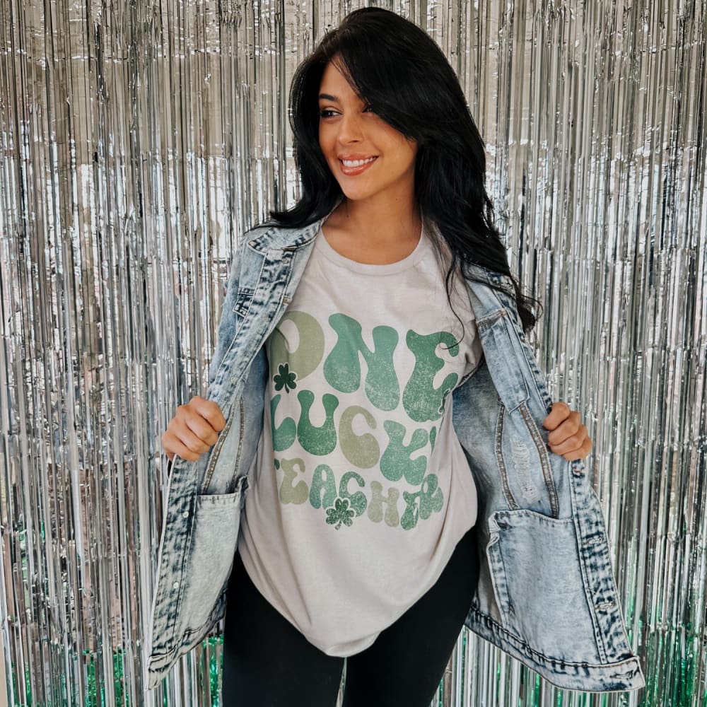One Lucky Teacher - Mommy Apparel