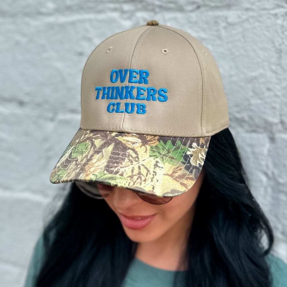 Over Thinkers Club - Camo Hat - Natural Camo