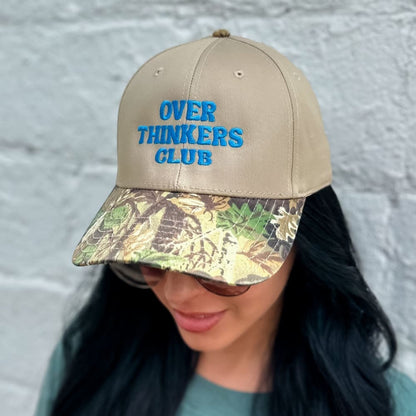 Over Thinkers Club - Camo Hat - Natural Camo