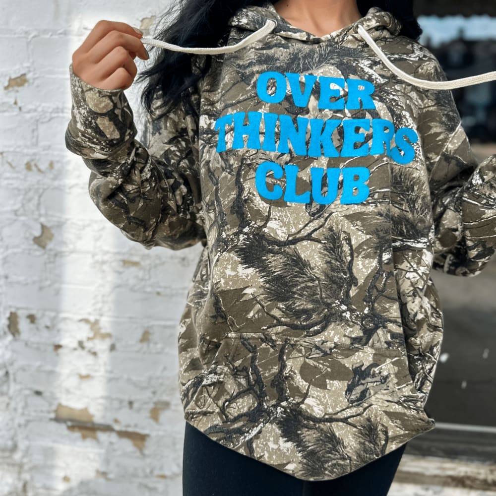 Over Thinkers Club - Camo Hoodie