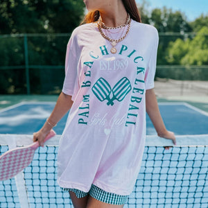 Palm Beach Pickleball Tee - Mommy Apparel