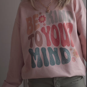 Be Kind Front + Back Crewneck