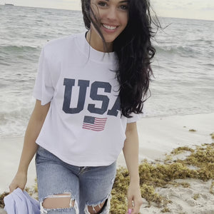 USA Relaxed Boxy Tee