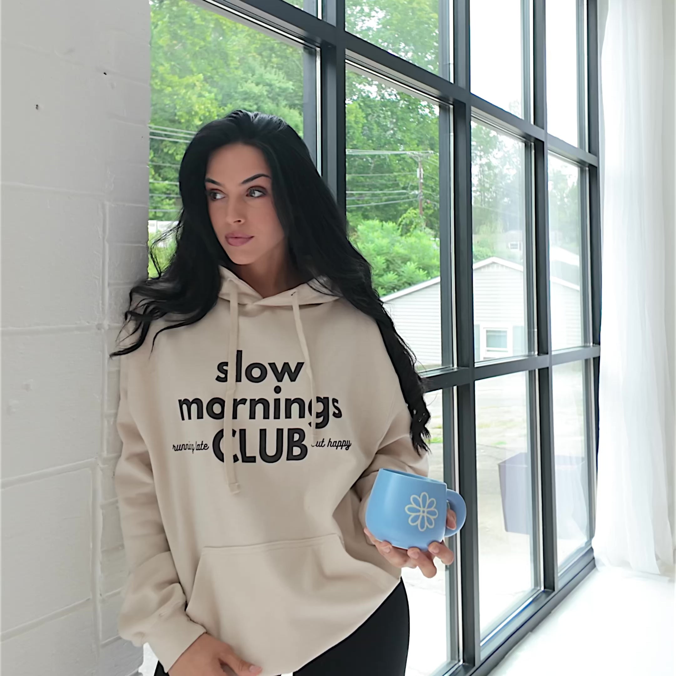 Slow Mornings Club Hoodie