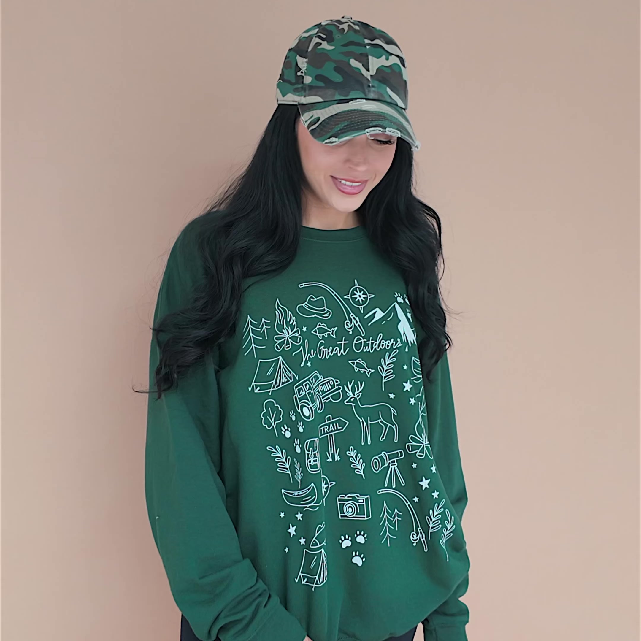 The Great Outdoors Doodle Sweatshirt