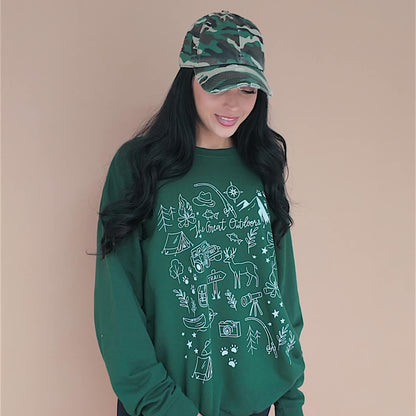 The Great Outdoors Doodle Sweatshirt