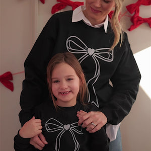 Sweetheart Bow Crewneck