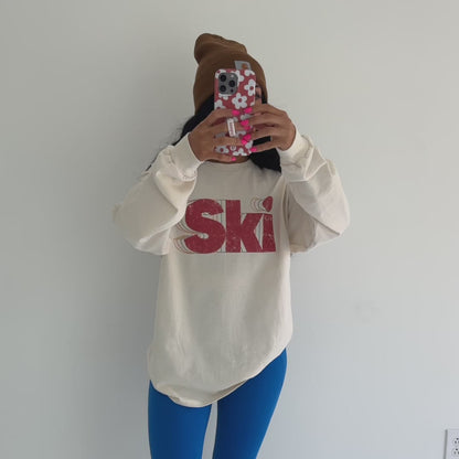 Vintage Ski Long Sleeve Tee