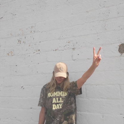 Mommin' All Day - Camo Tee