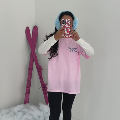 Ski Hard, Sip Easy Tee