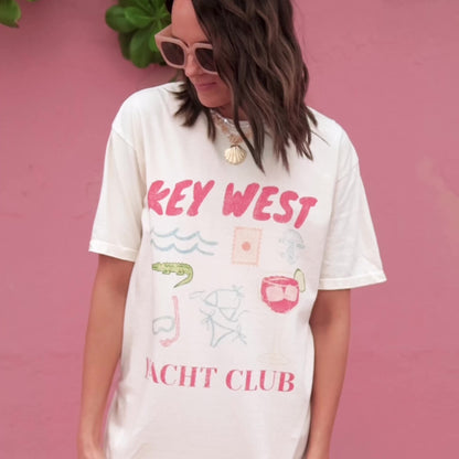 Key West Yacht Club Tee
