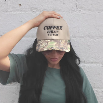 Coffee First Club - Camo Hat