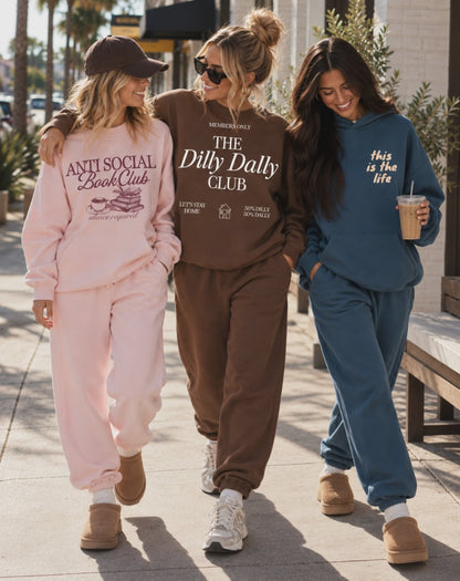 Anti-Social Book Club ReFlex Fleece Sweatshirt