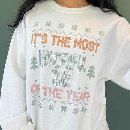 Most Wonderful Time Sweatshirt