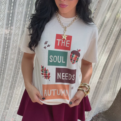 woman wearing the soul needs autumn

