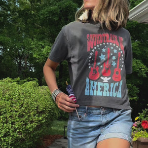 Soundtrack of America Cropped Tee