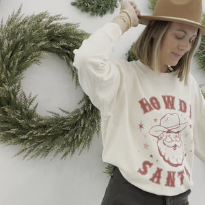 Howdy Santa Sweatshirt