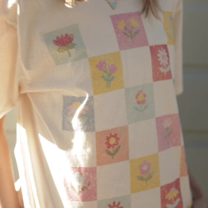 Patchwork Blooms Tee