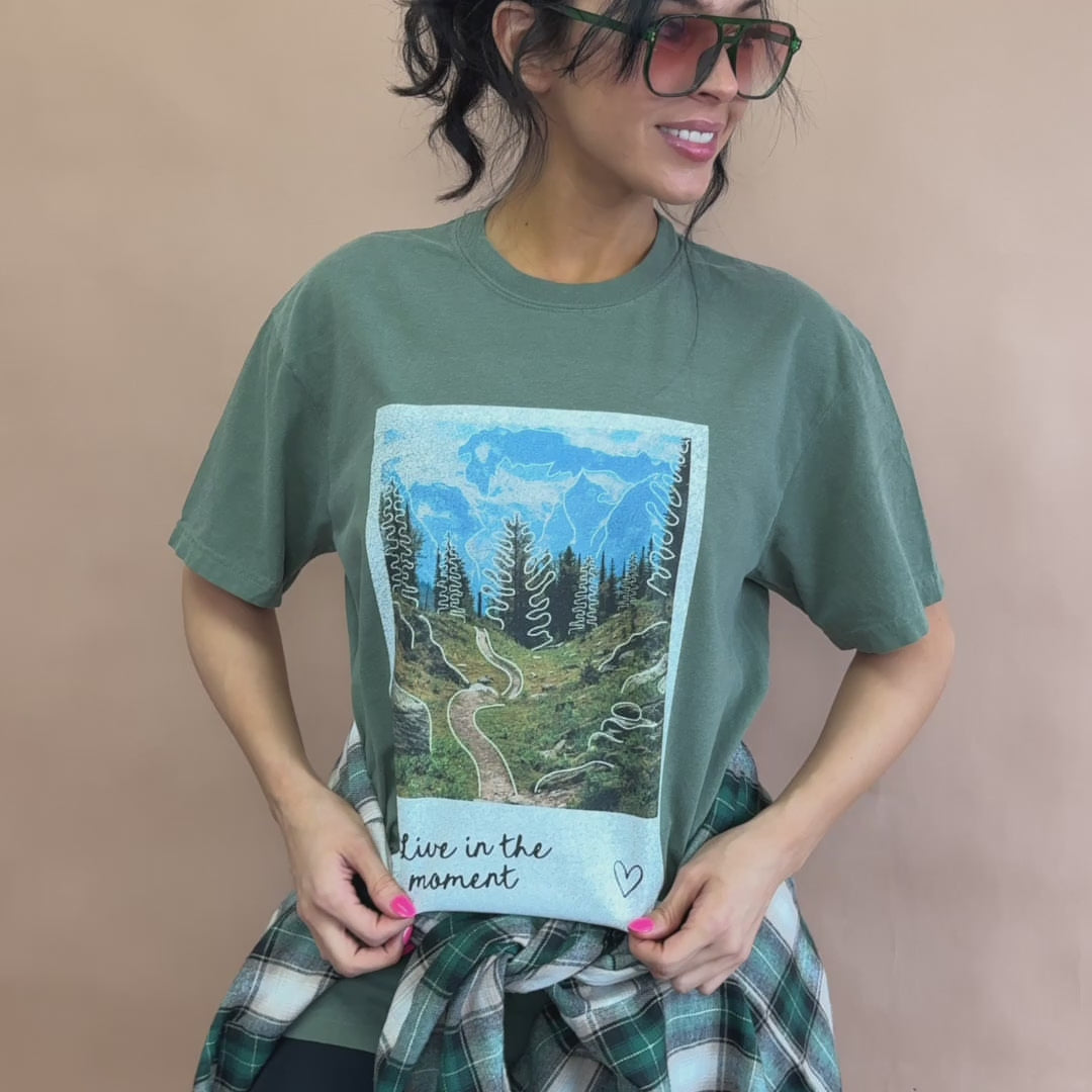 Live In The Moment | Shop Mountain Moverz T-Shirts