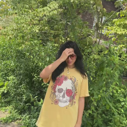 Skull Flowers Tee