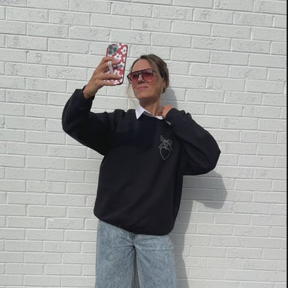 Custom Sweetheart Locket Sweatshirt