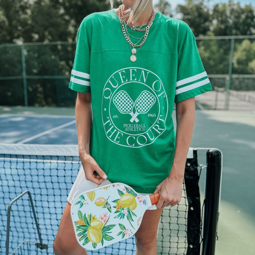 Queen of the Court Jersey Tee - NEW