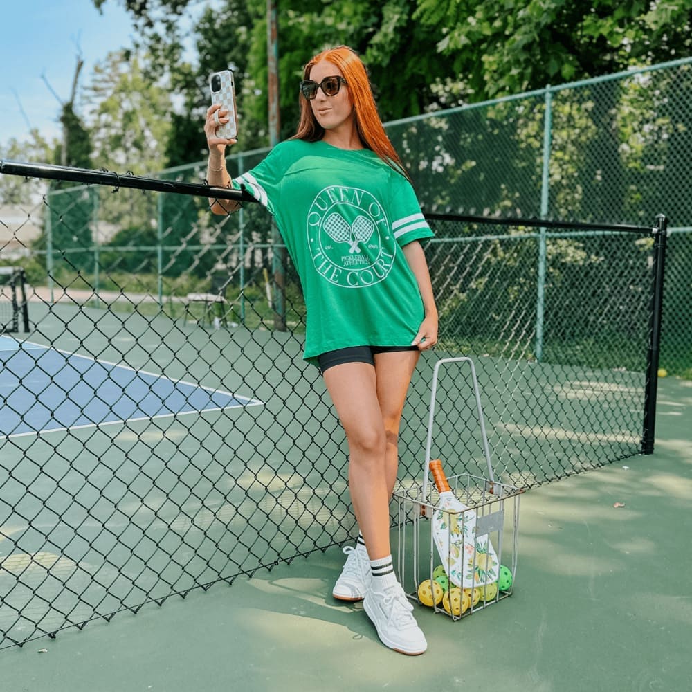 Queen of the Court Jersey Tee - NEW