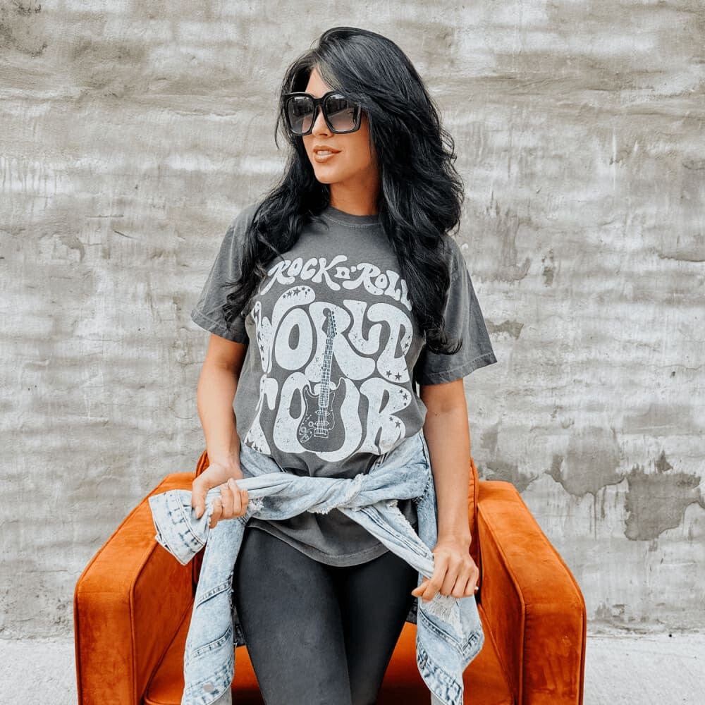 Rock n’ Roll World Tour Tee - Mommy Apparel