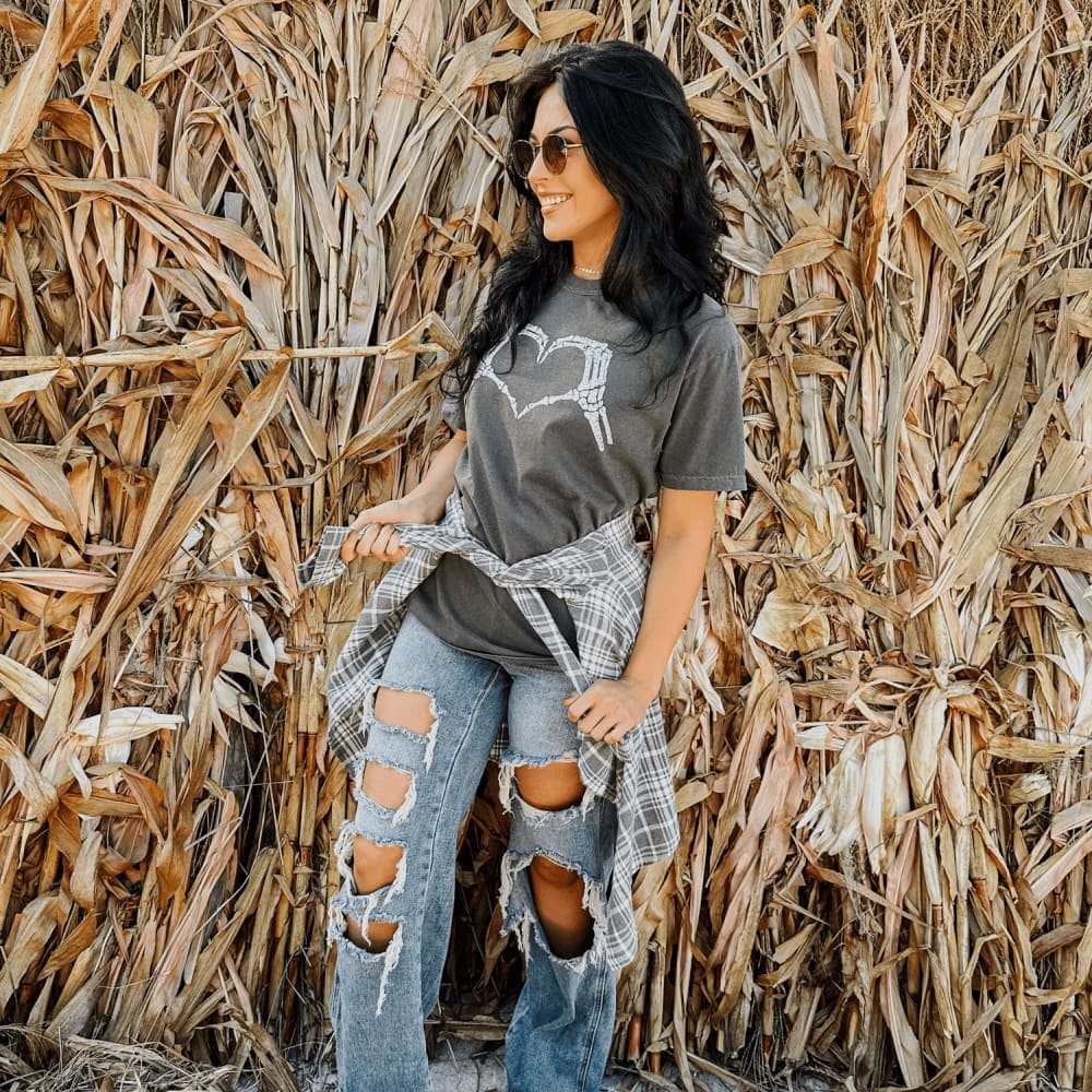 Skeleton Hands Tee - Mommy Apparel