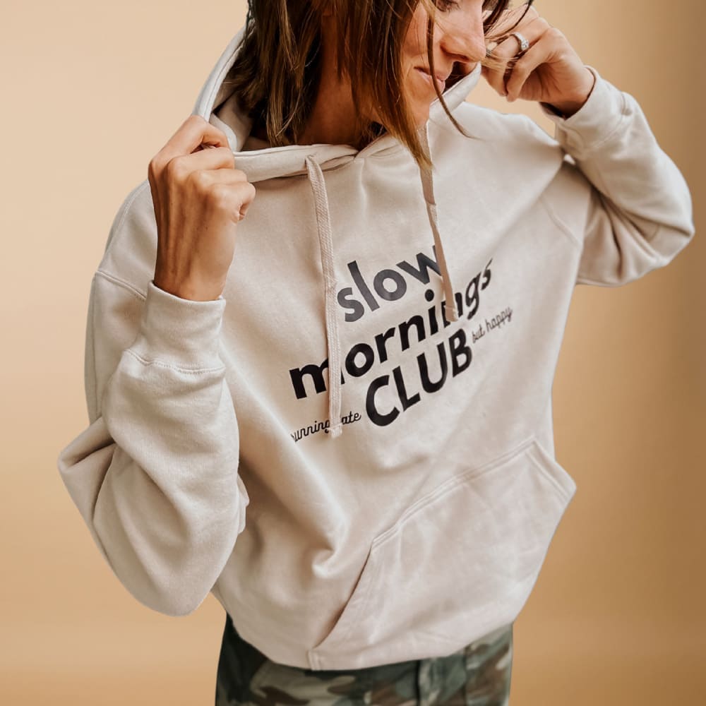 Slow Mornings Club Hoodie