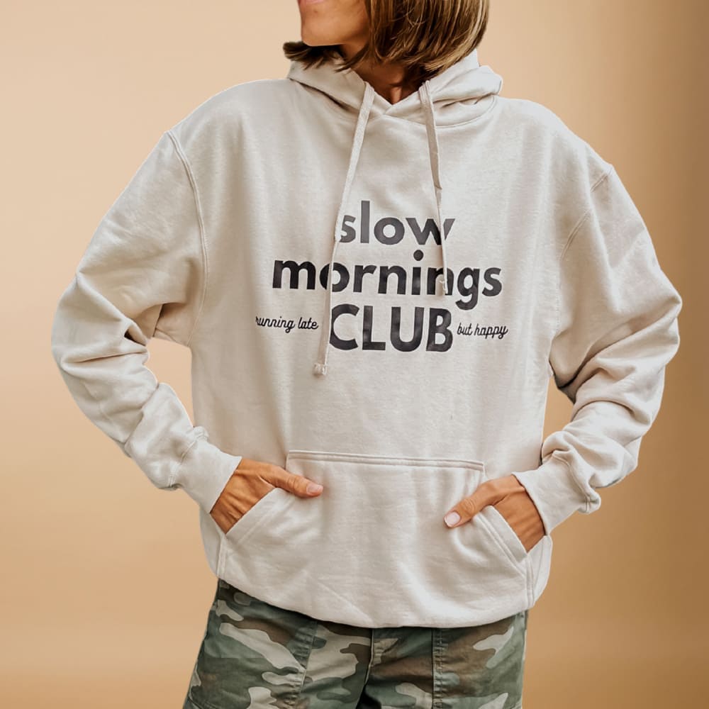 Slow Mornings Club Hoodie