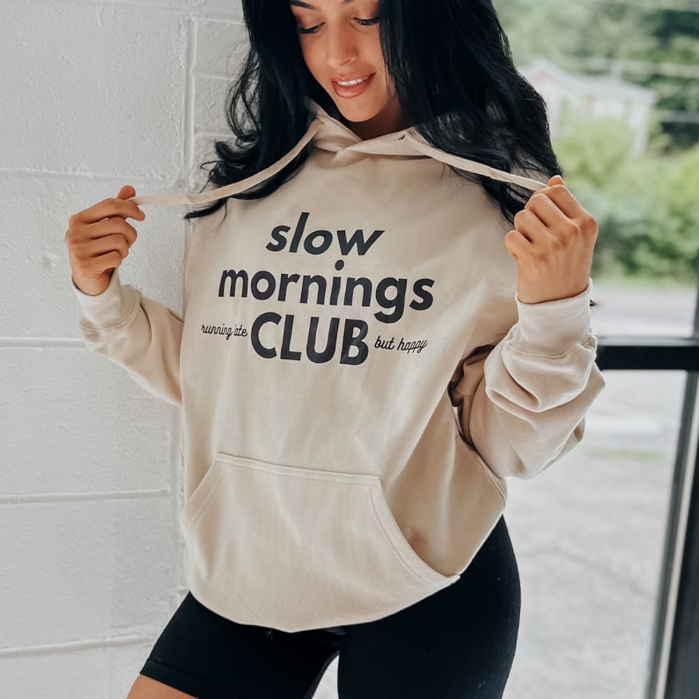 Slow Mornings Club Hoodie