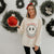 Smiley Face Christmas Corded Crew - NEW