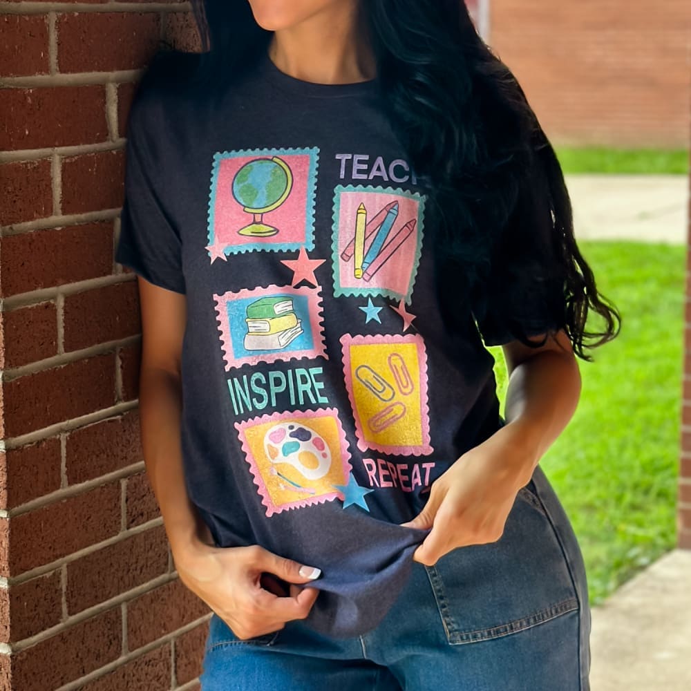 Stamps of a Teacher Tee - Mommy Apparel